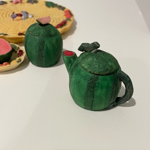 Miniature Tea Set - Watermelon theme - Picture 2 of 3